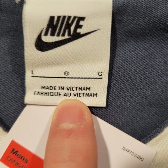 Nike Americana Button Up Jersey Men's Size Large Blue [DV9642-437] $85 - Picture 3 of 6